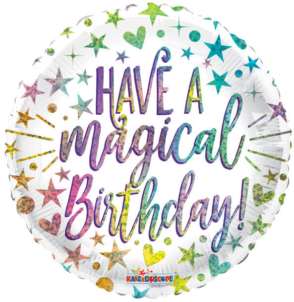 18"C Have A Magicial Birthday Holographic