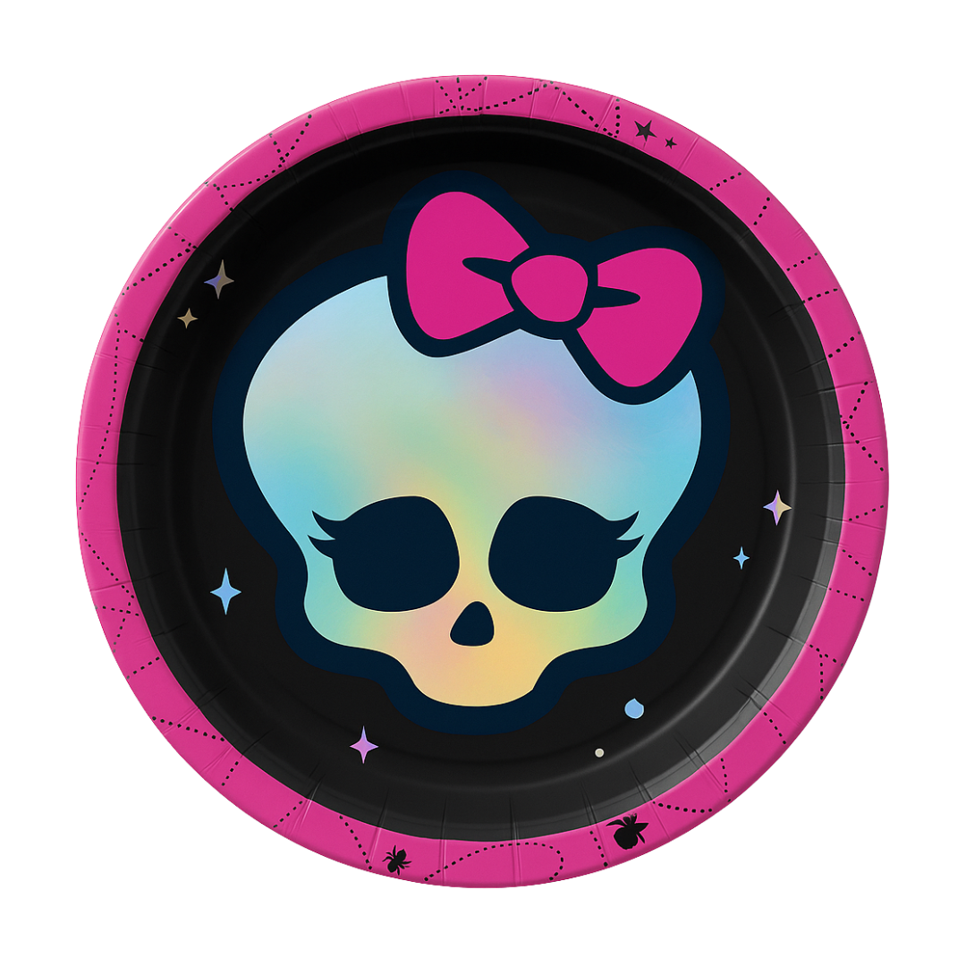 Monster High Dessert Plates