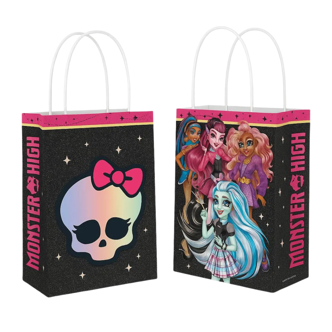 Monster High Kraft Bags 8ct