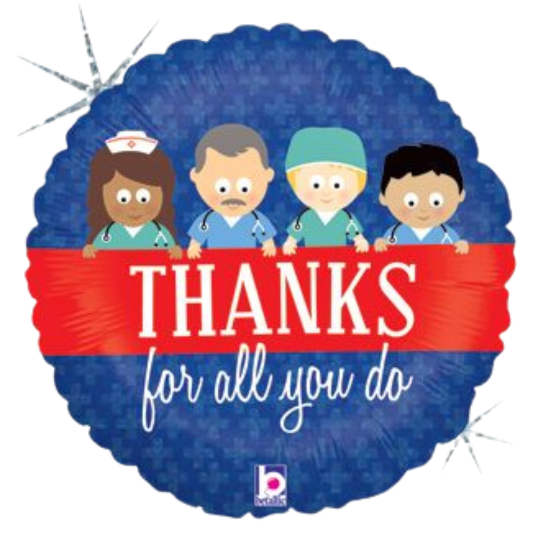 18" Thanks For All You Do Medical Holo