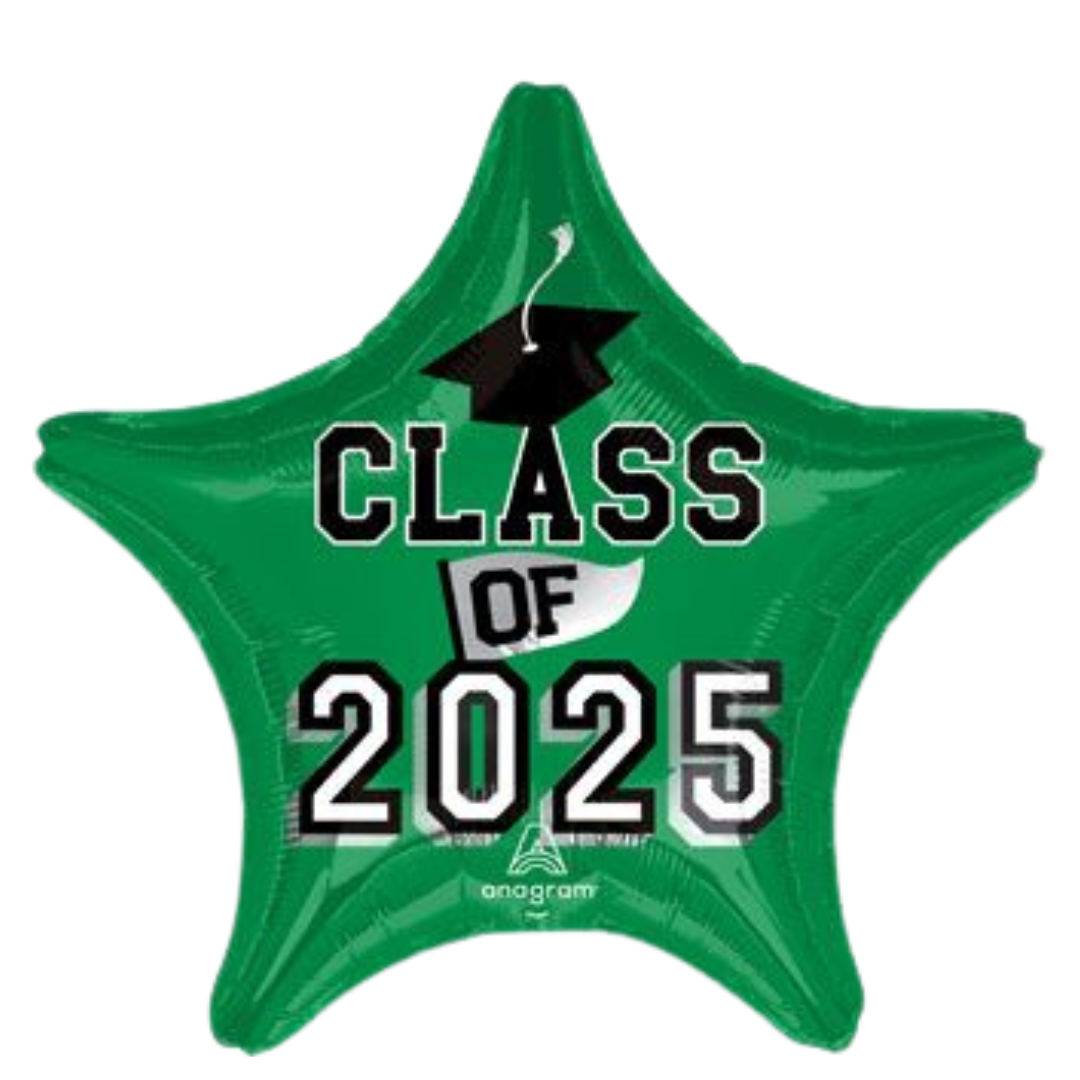 19" Class Of 2025 Green