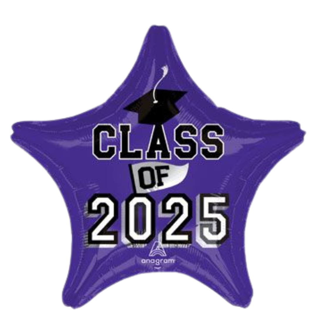 19" Class Of 2025 Purple