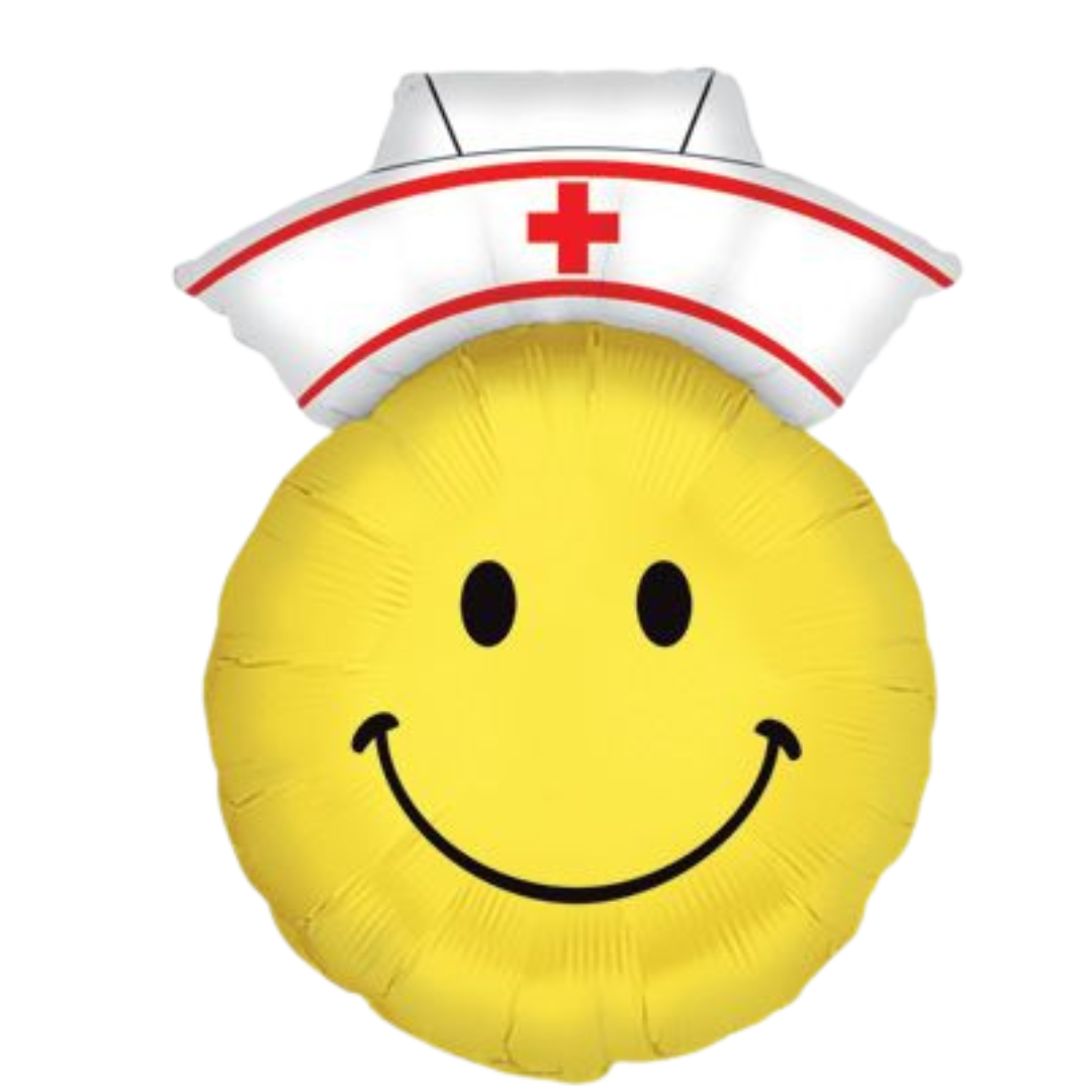 20" Lrg Shp Nurse Smiley