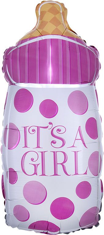 18SHP IT'S A GIRL BABY BOTTLE