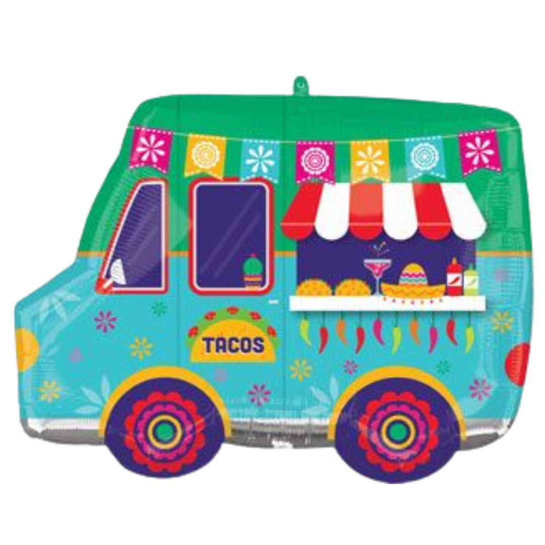 26" Lrg Shp Fiesta Time Taco Truck