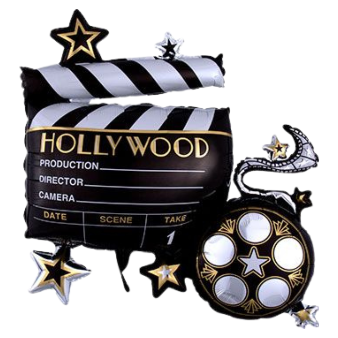 30" Lrg Shp Lights Camera Action Clapboard
