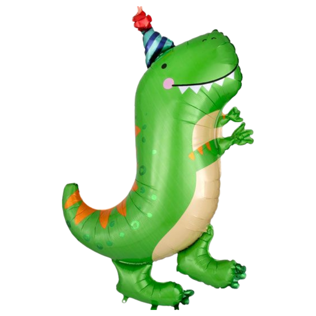 34" Lrg Shp Dinomite Party Hat T-Rex
