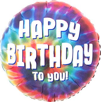 18 HB TO YOU TIE DYE BIRTHDAY