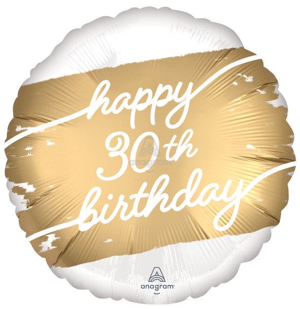 18"A Happy Birthday Golden Age 30th