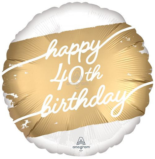 18"A Happy Birthday Golden Age 40