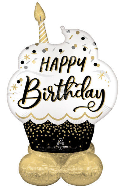 52"A Airloonz Birthday Wishes Satin Cake