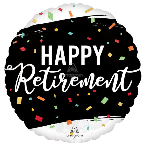 18"A Happy Retirement Confetti