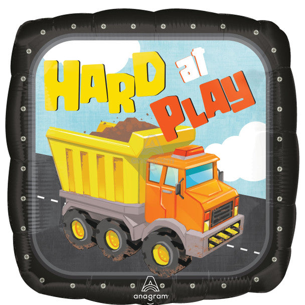 18"A Construction Hard At Play