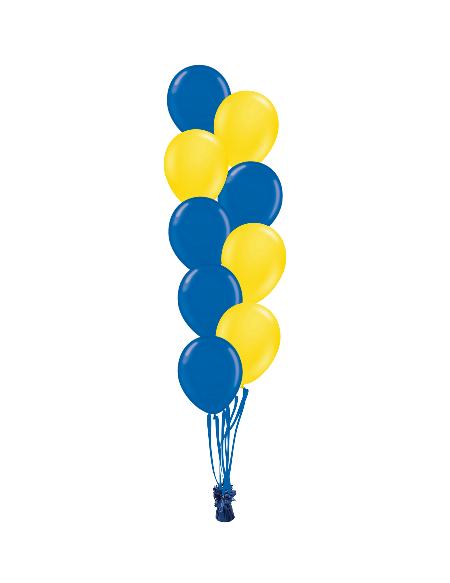 Floor Bouquet - 9 Latex Balloons