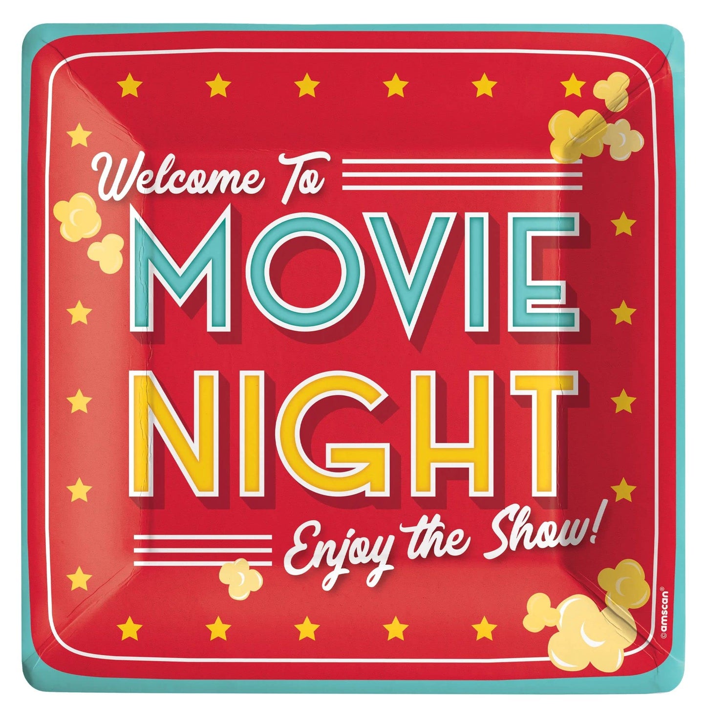 Movie Night Plates 20ct