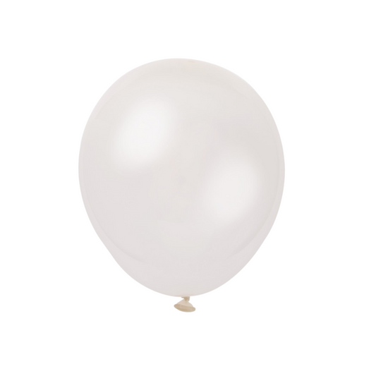12" Latex Balloons 10ct- Clear