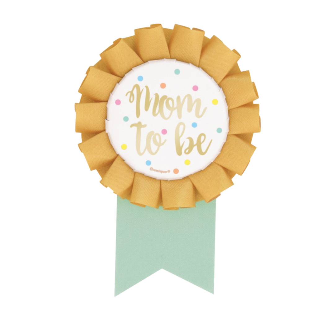 Mom to be Baby Shower Badge