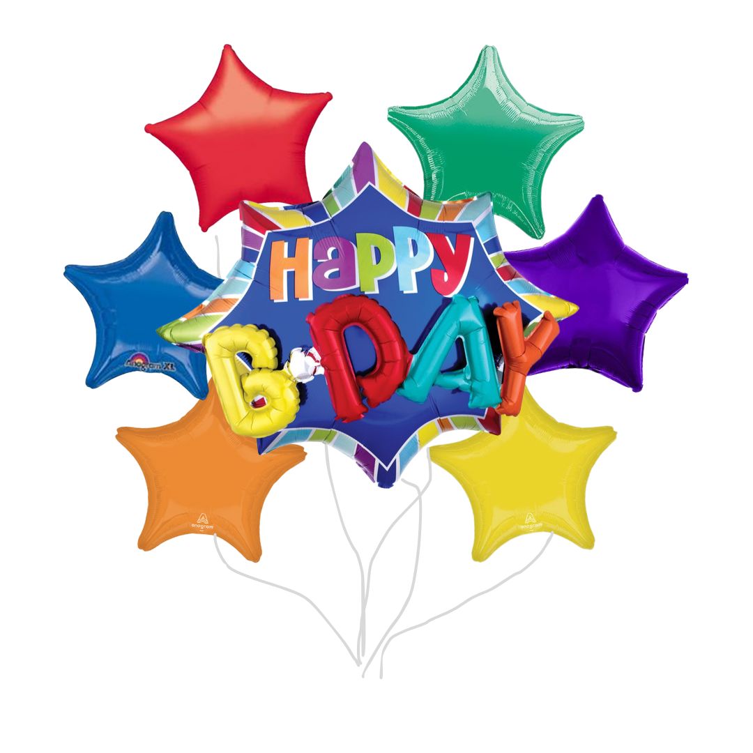 3D Happy Birthday Bouquet