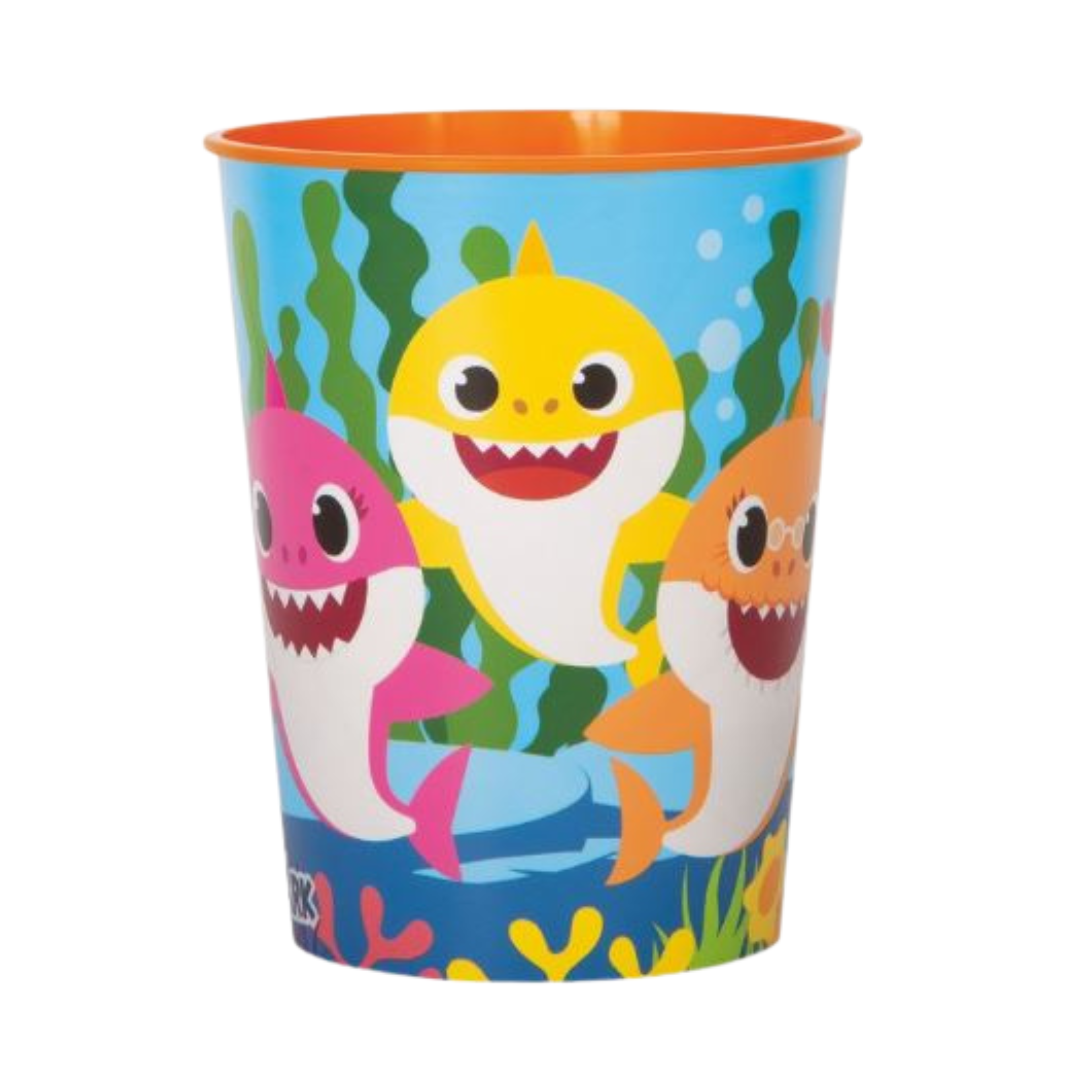 Baby Shark 16oz Plastic Stadium Cup