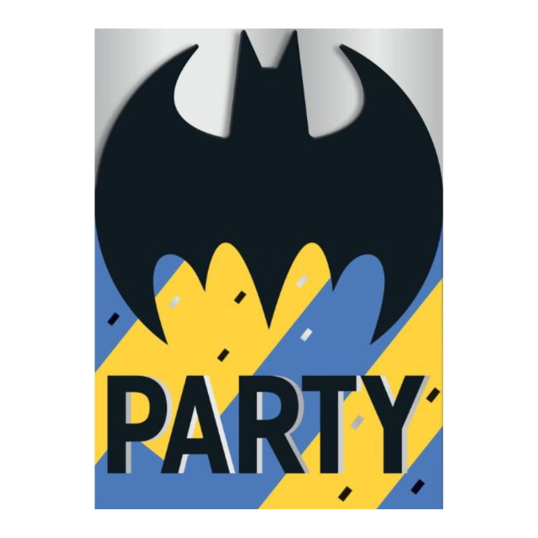 Batman Invitations 8ct