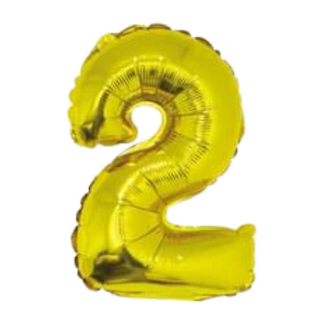 14" Gold Numbers
