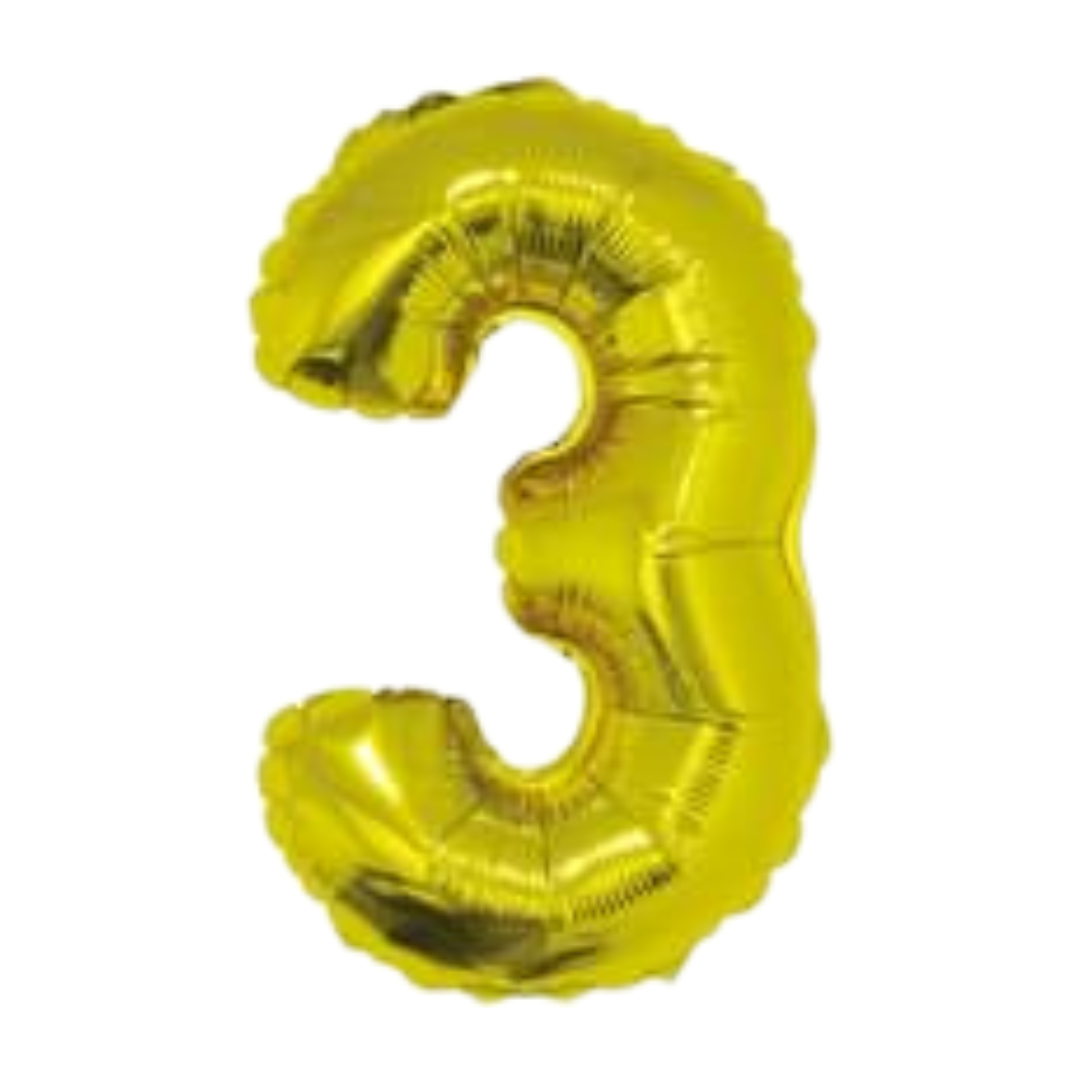 14" Gold Numbers