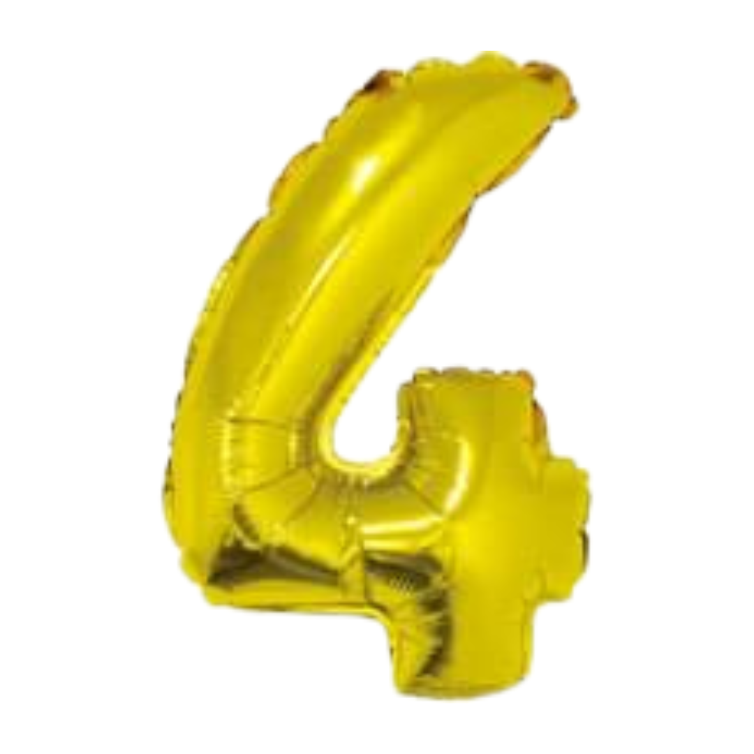 14" Gold Numbers