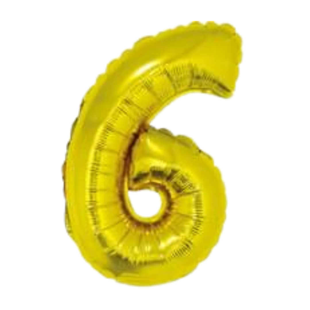 14" Gold Numbers