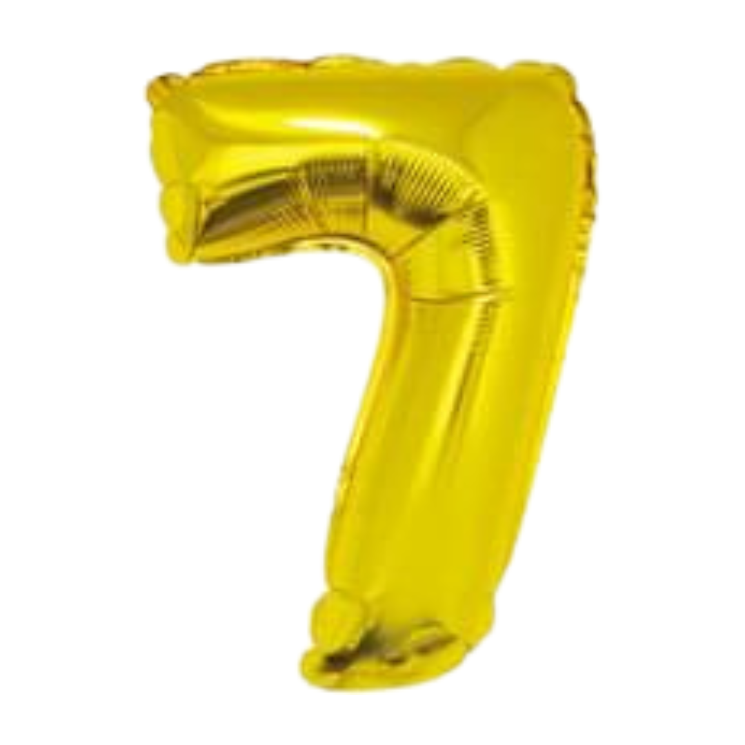 14" Gold Numbers