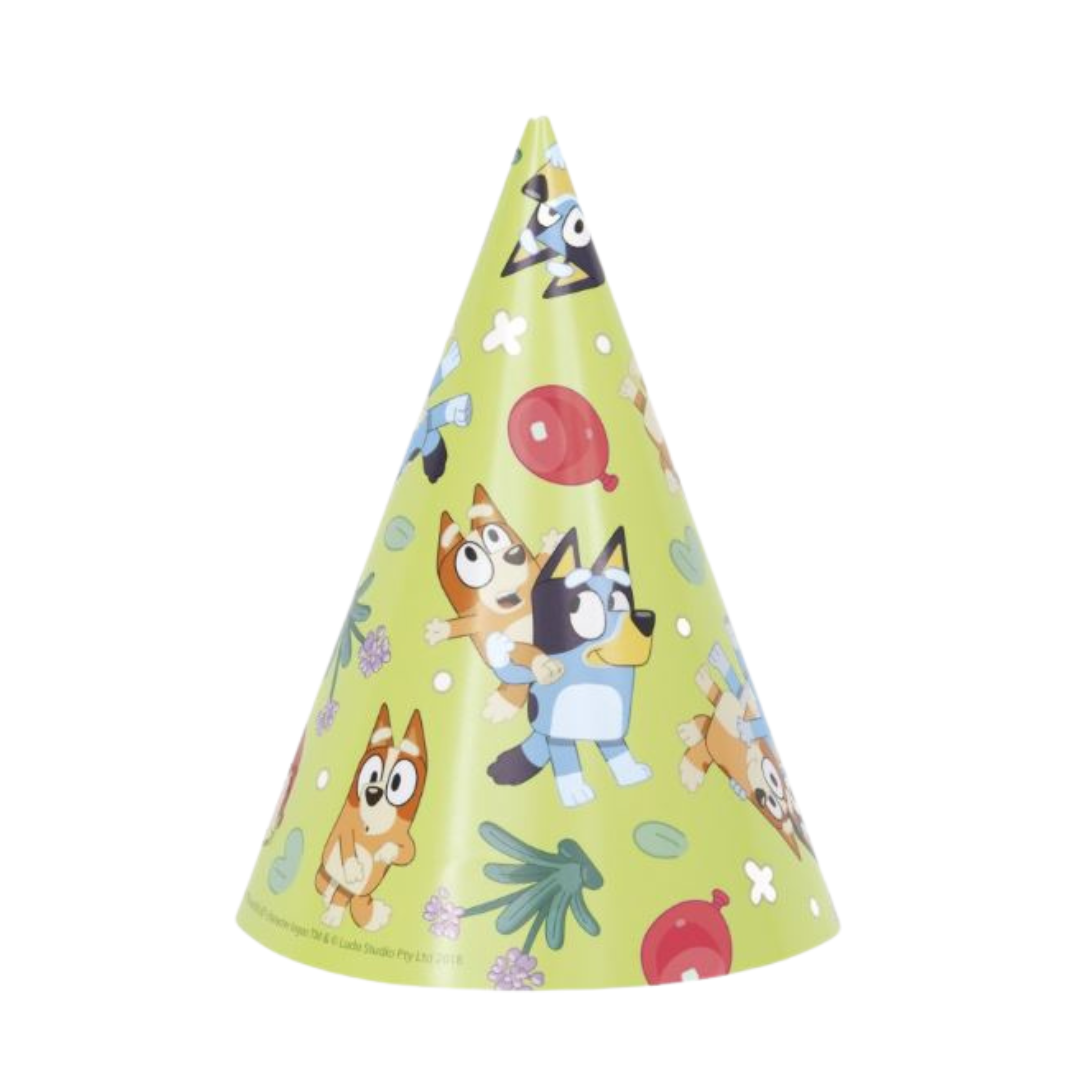 Bluey Party Hats 8ct