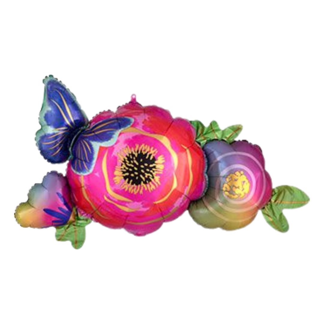 37" Butterfly Flower Balloon