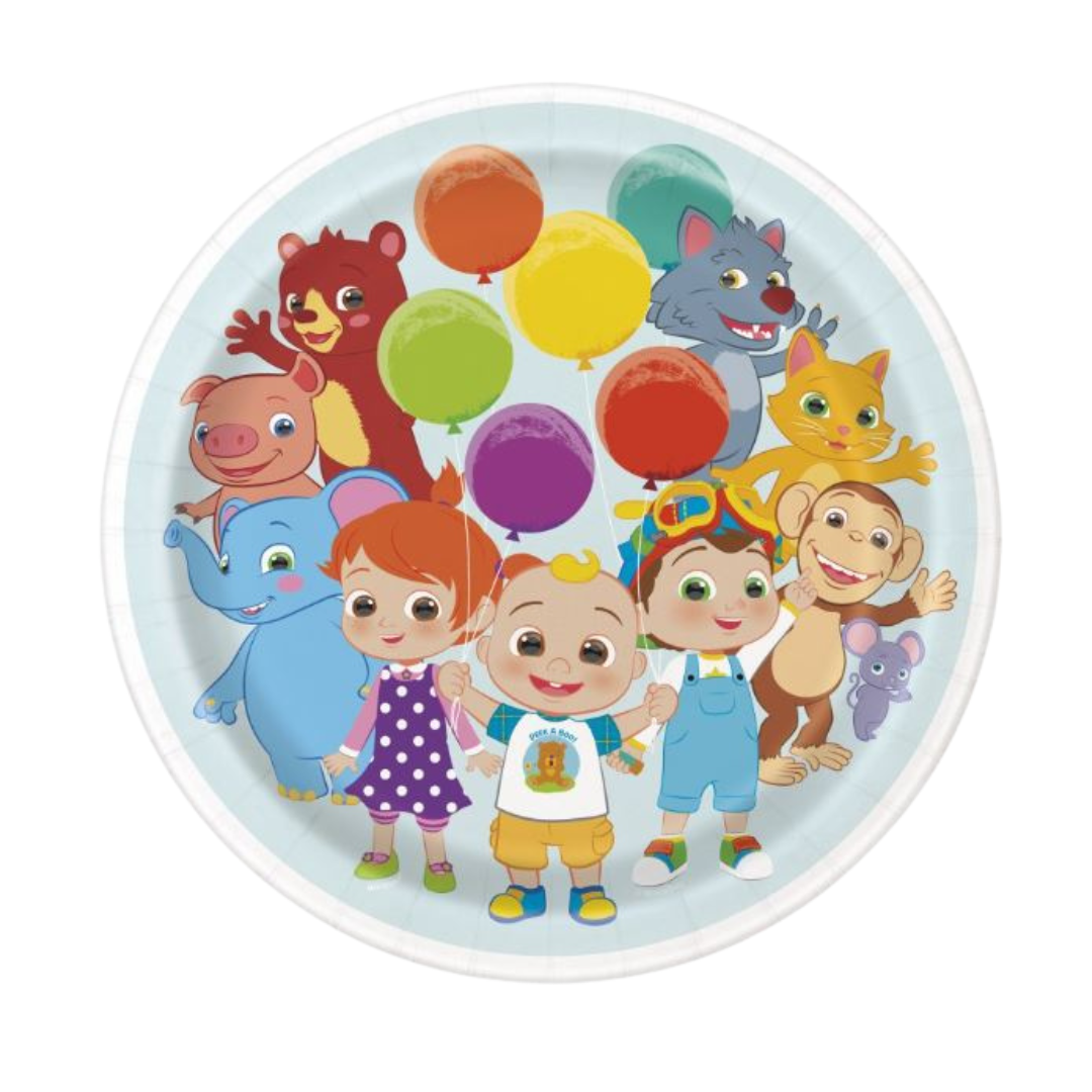 Cocomelon Round 9" Dinner Plates 8ct