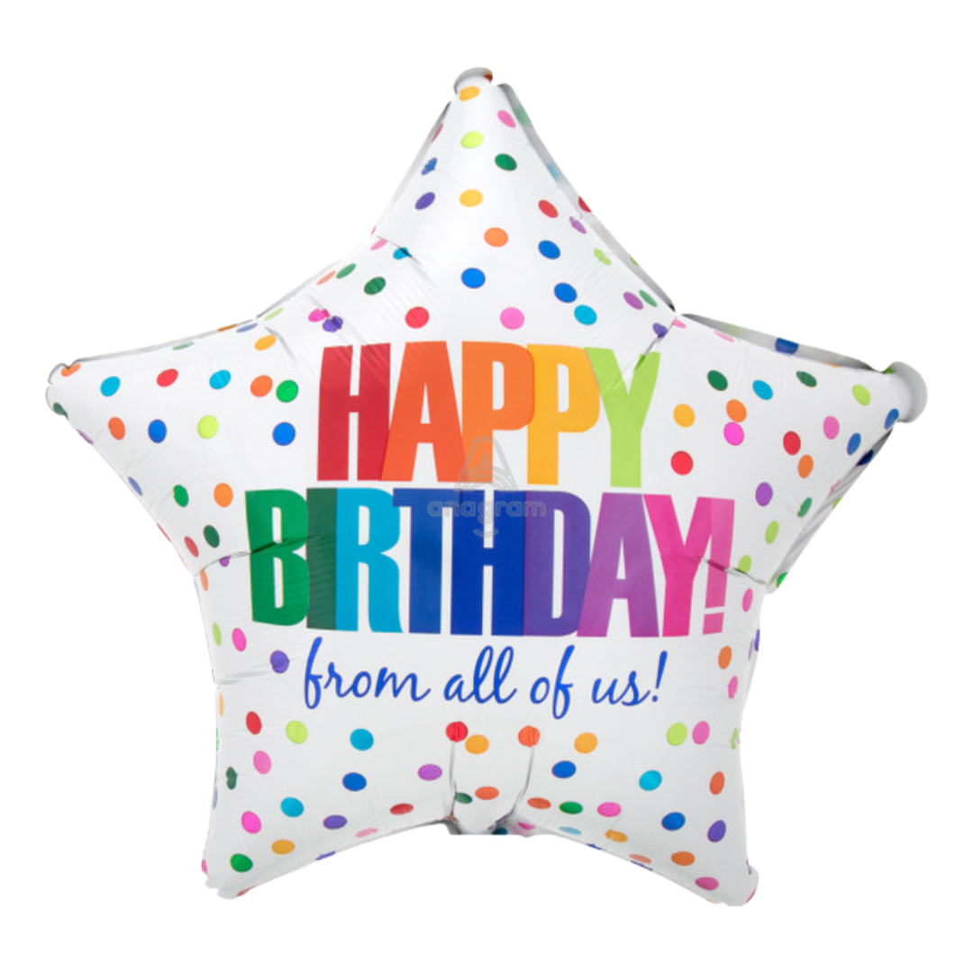 18"A Happy Birthday From All Of Us Star