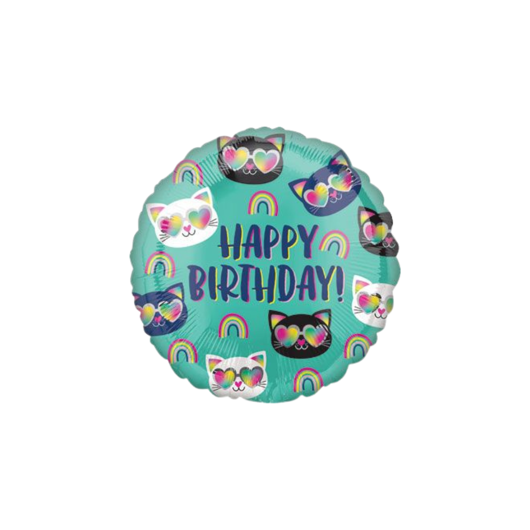 18C HB COOL KITTY RAINBOW