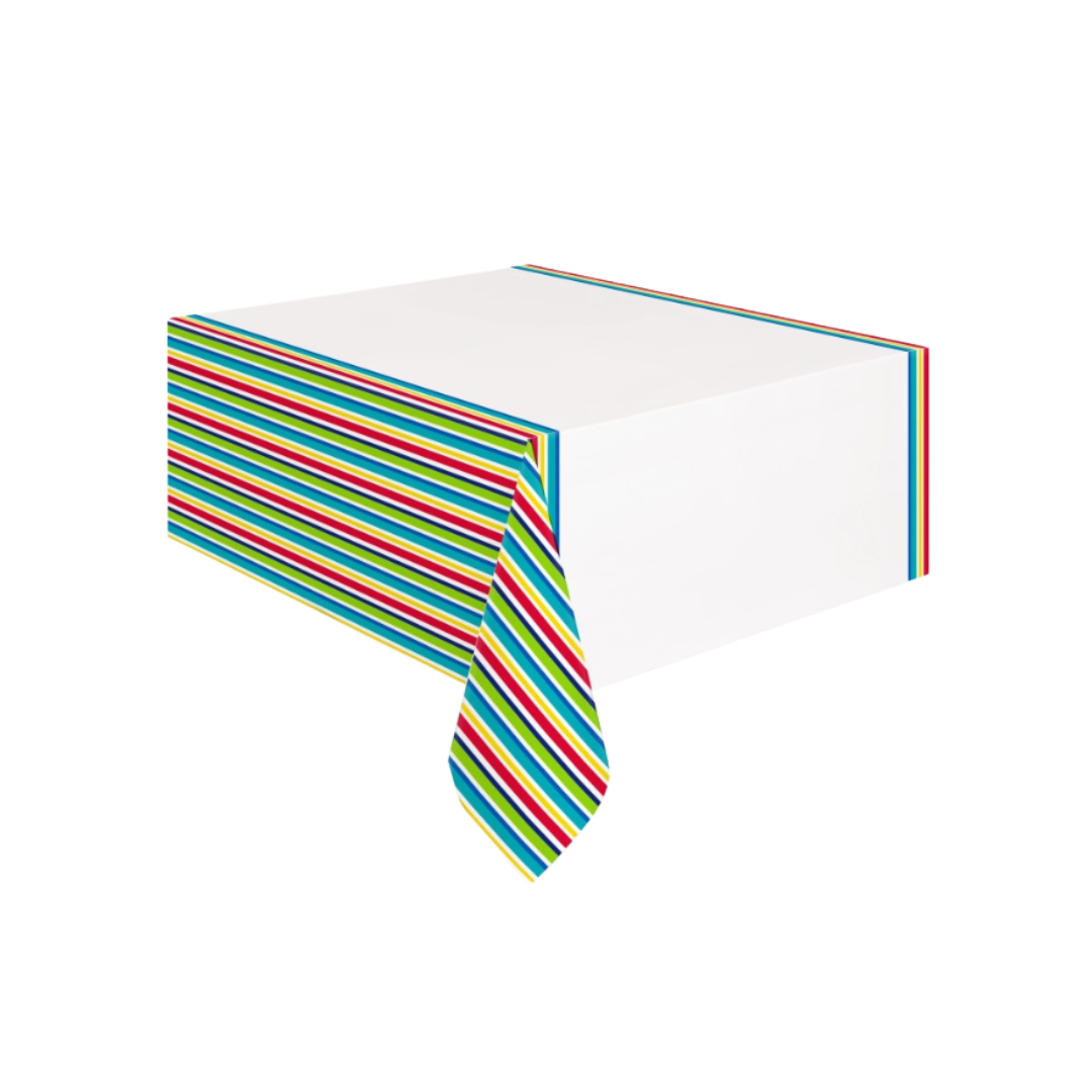 Peppy Birthday Rectangular Plastic Table Cover 54" x 84"