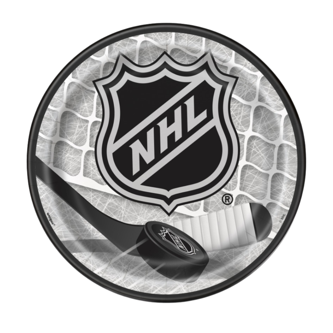NHL Round 7" Dessert Plates 8ct
