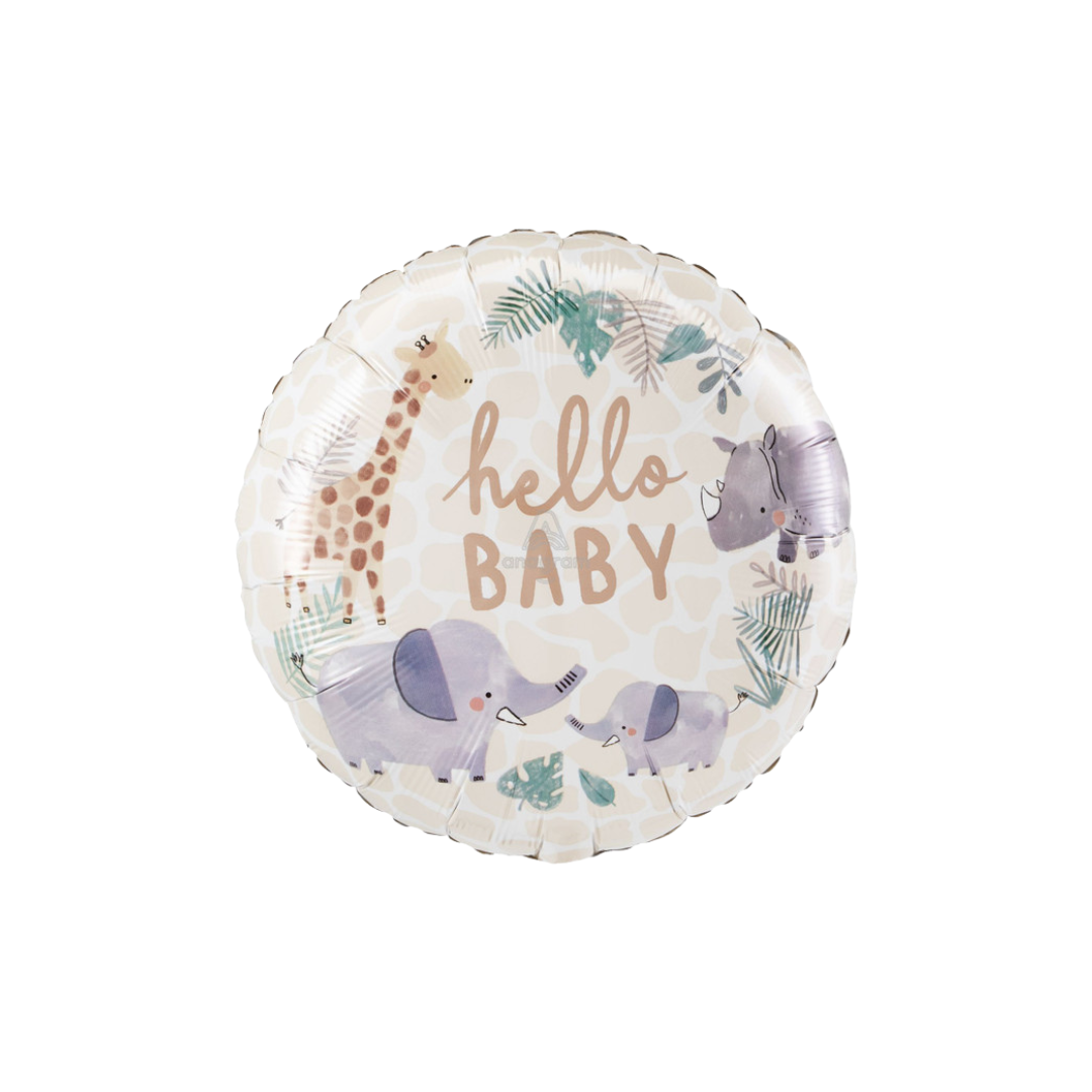 18"A Hello Baby Jungle