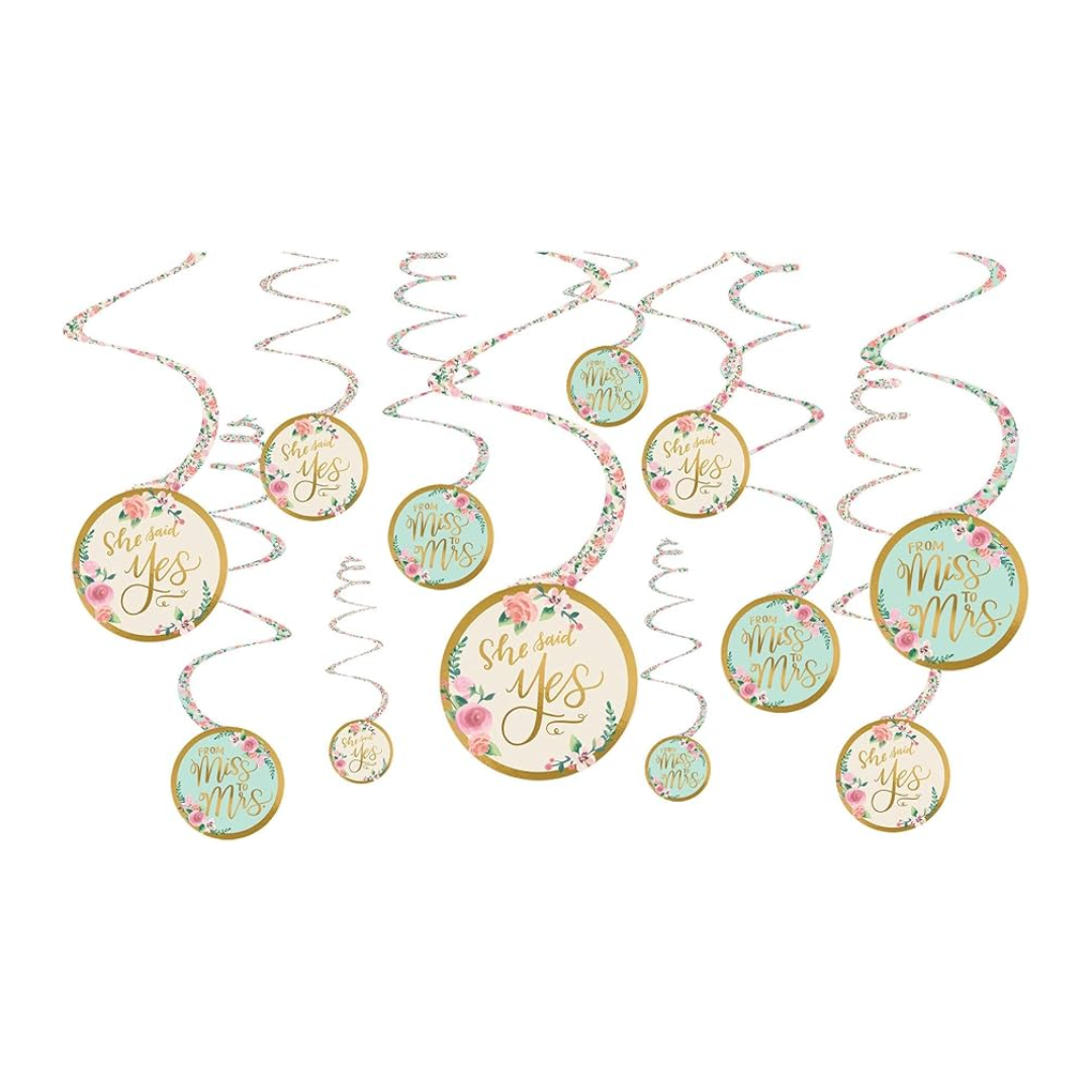 Wedding Swirl Decorations