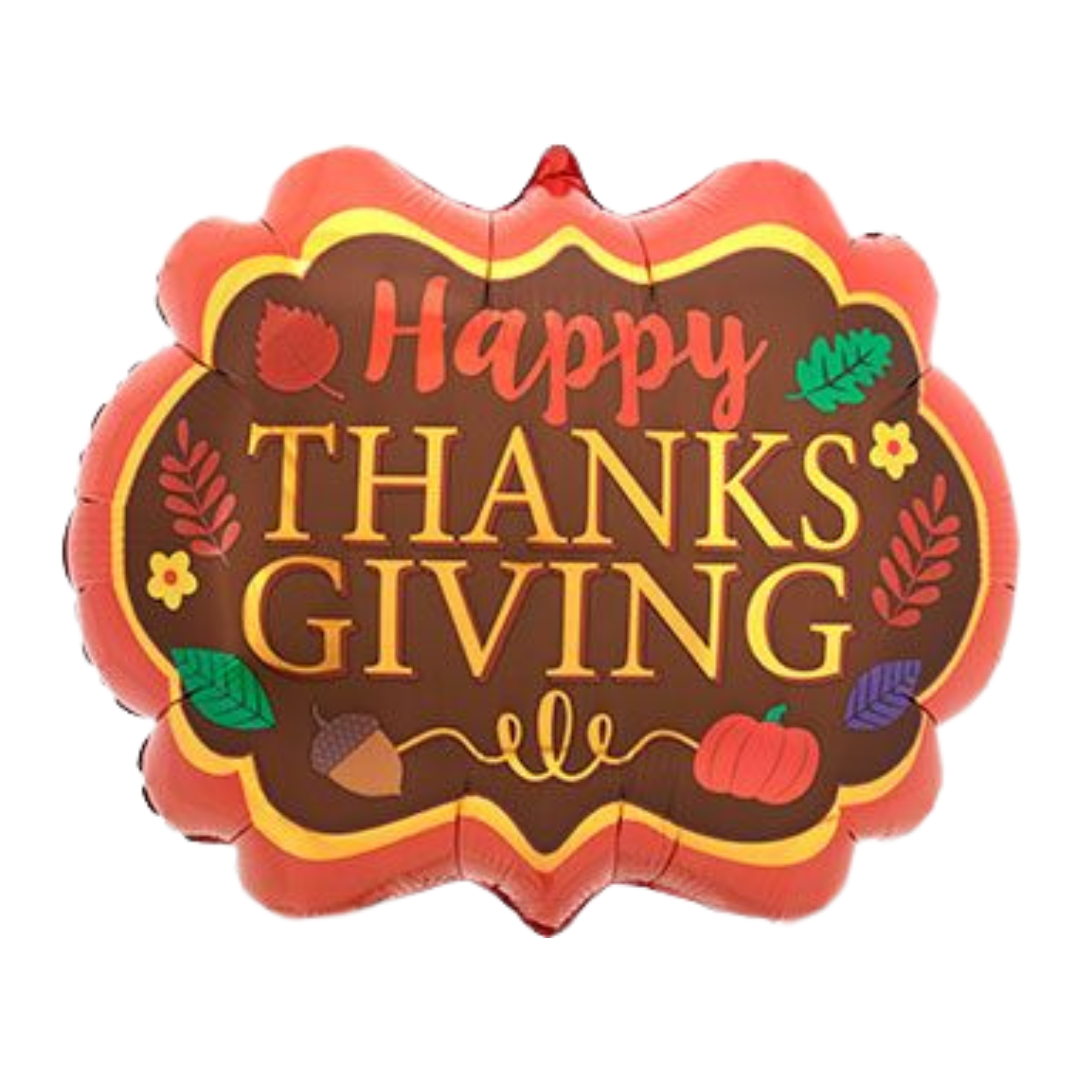 25" THANKSGIVING MARQUEE SATIN