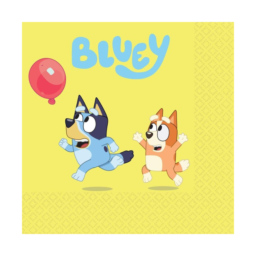 Bluey Yellow Lunch Napkins