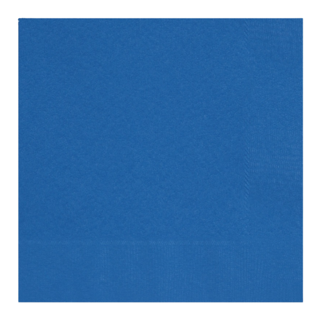 50ct Dark Blue Beverage Napkins