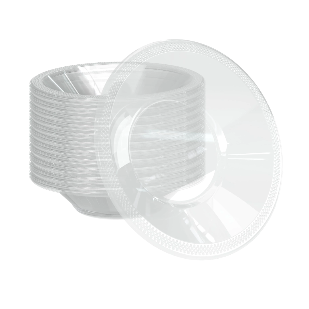 50ct Clear Plastic Bowls