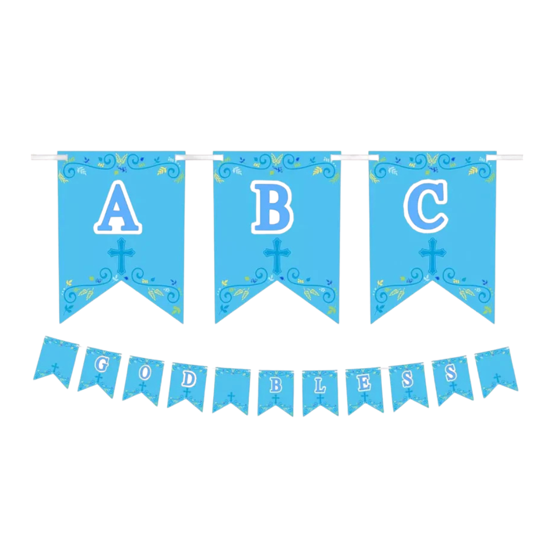 God Bless Personalized Banner
