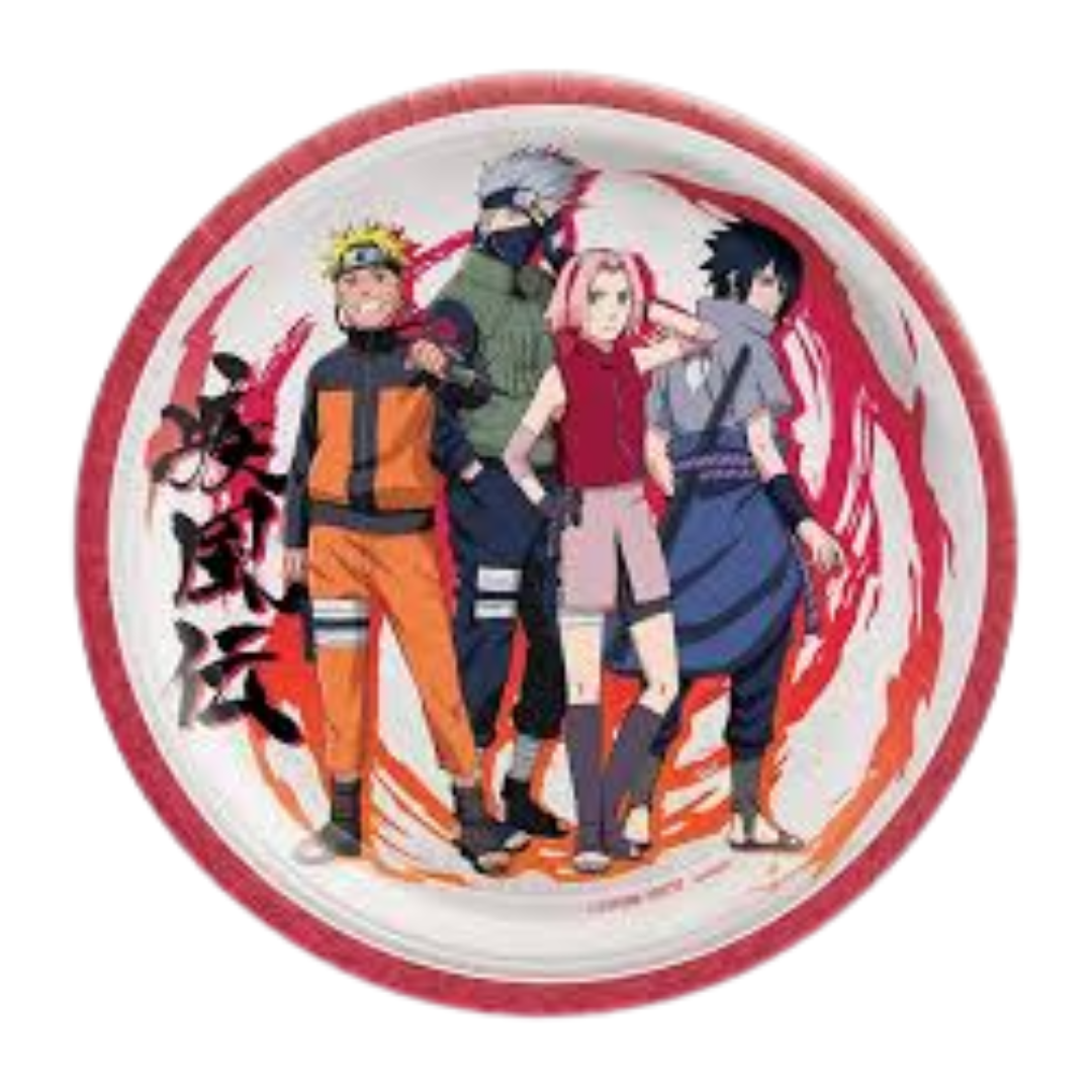 Naruto 9" Plates