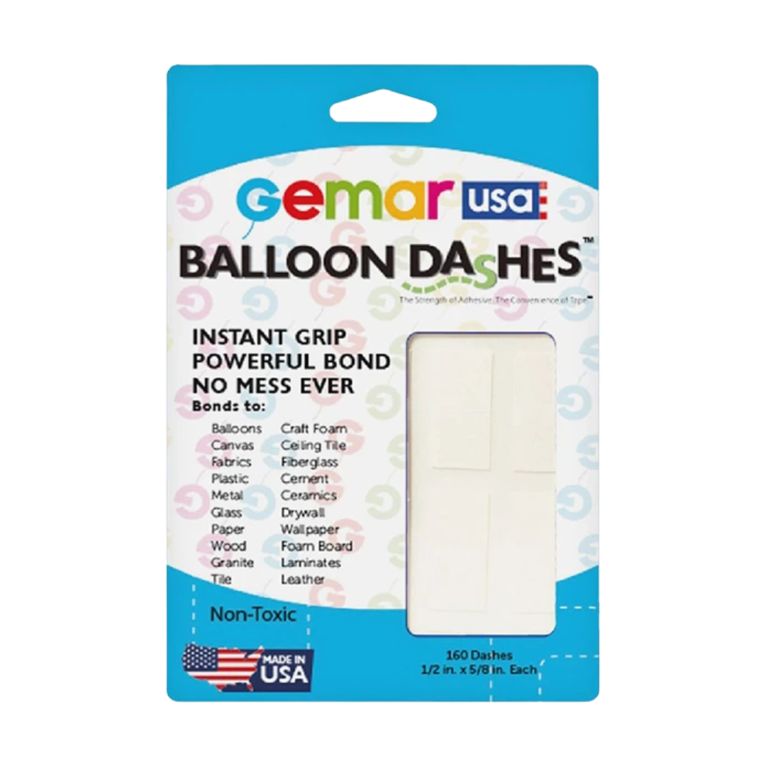 160ct Balloon Glue Dashes