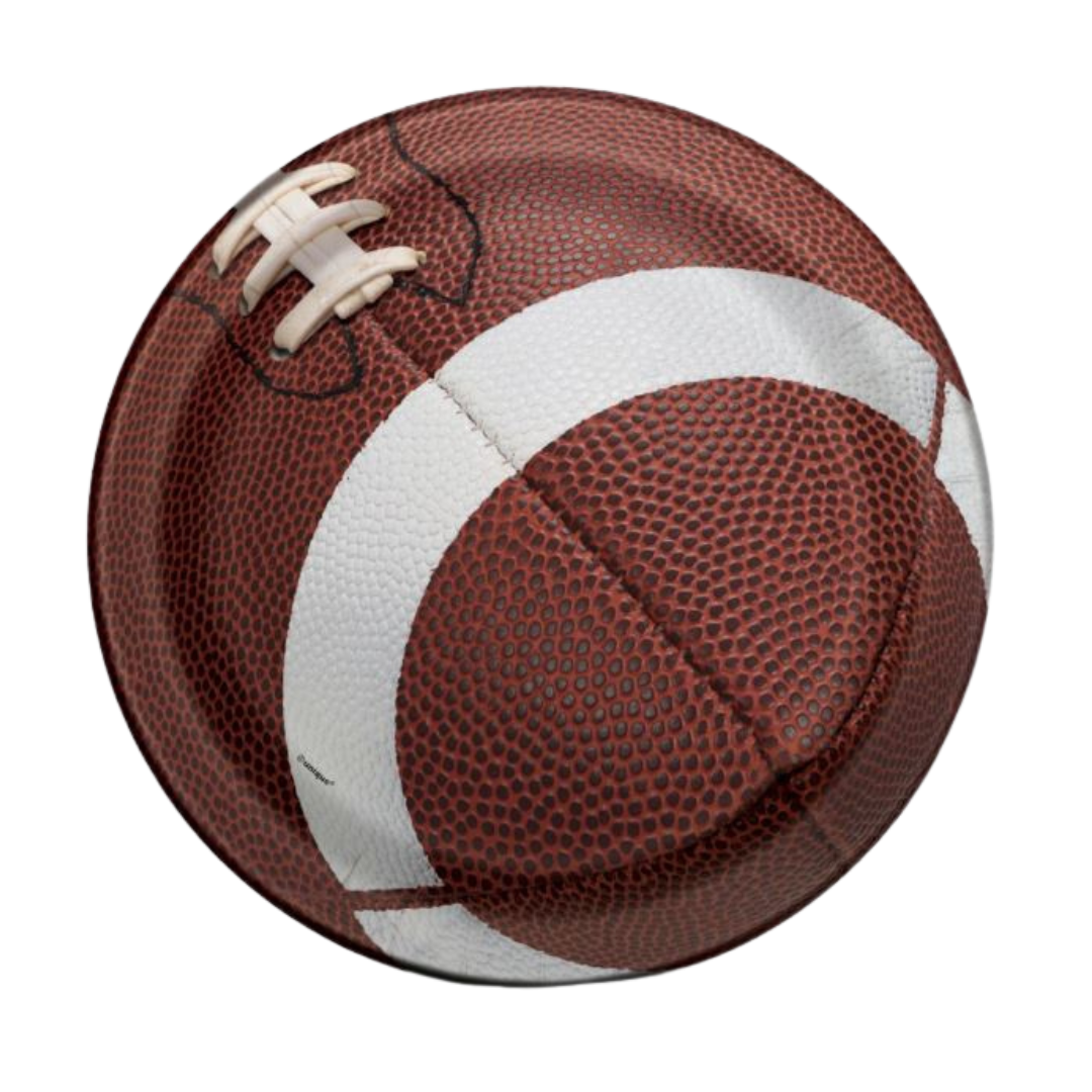 Football Party Round 7" Dessert Plates 8ct