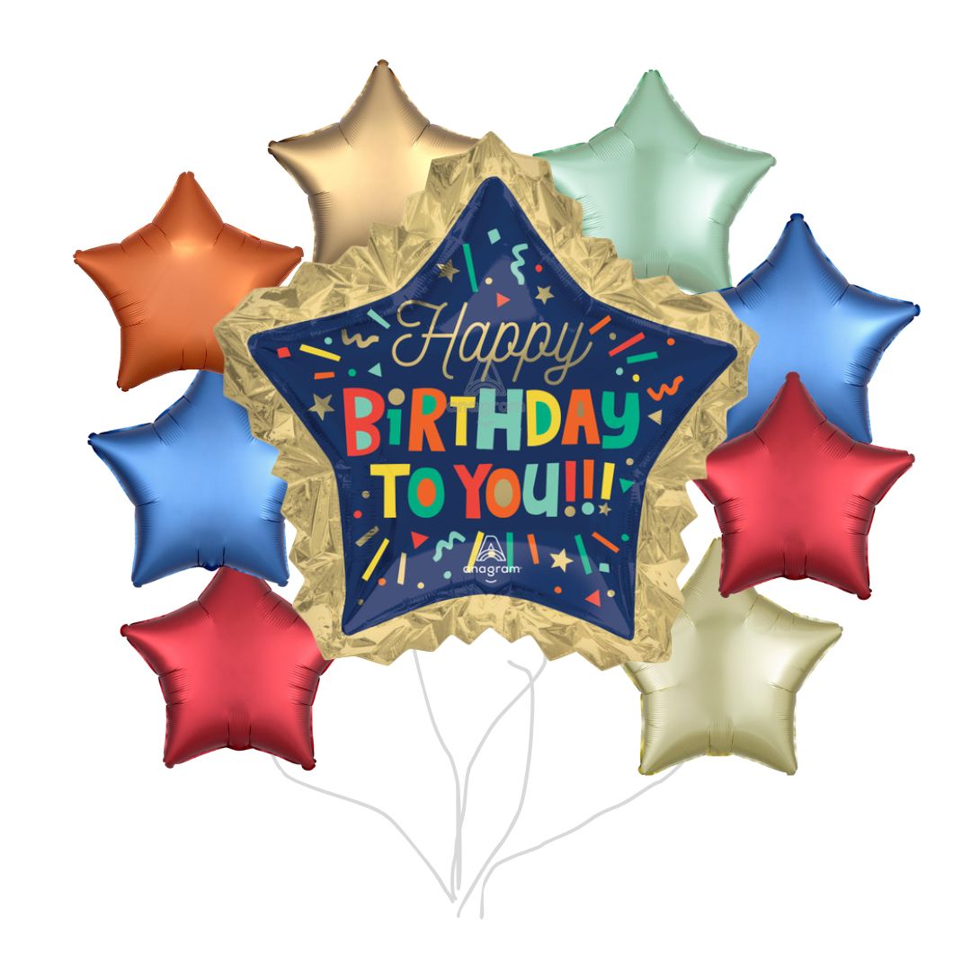 Bright Blocks Birthday Bouquet