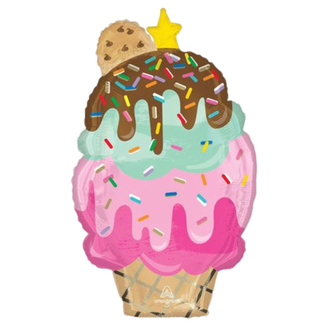 30" Ice Cream Scoop Balloon