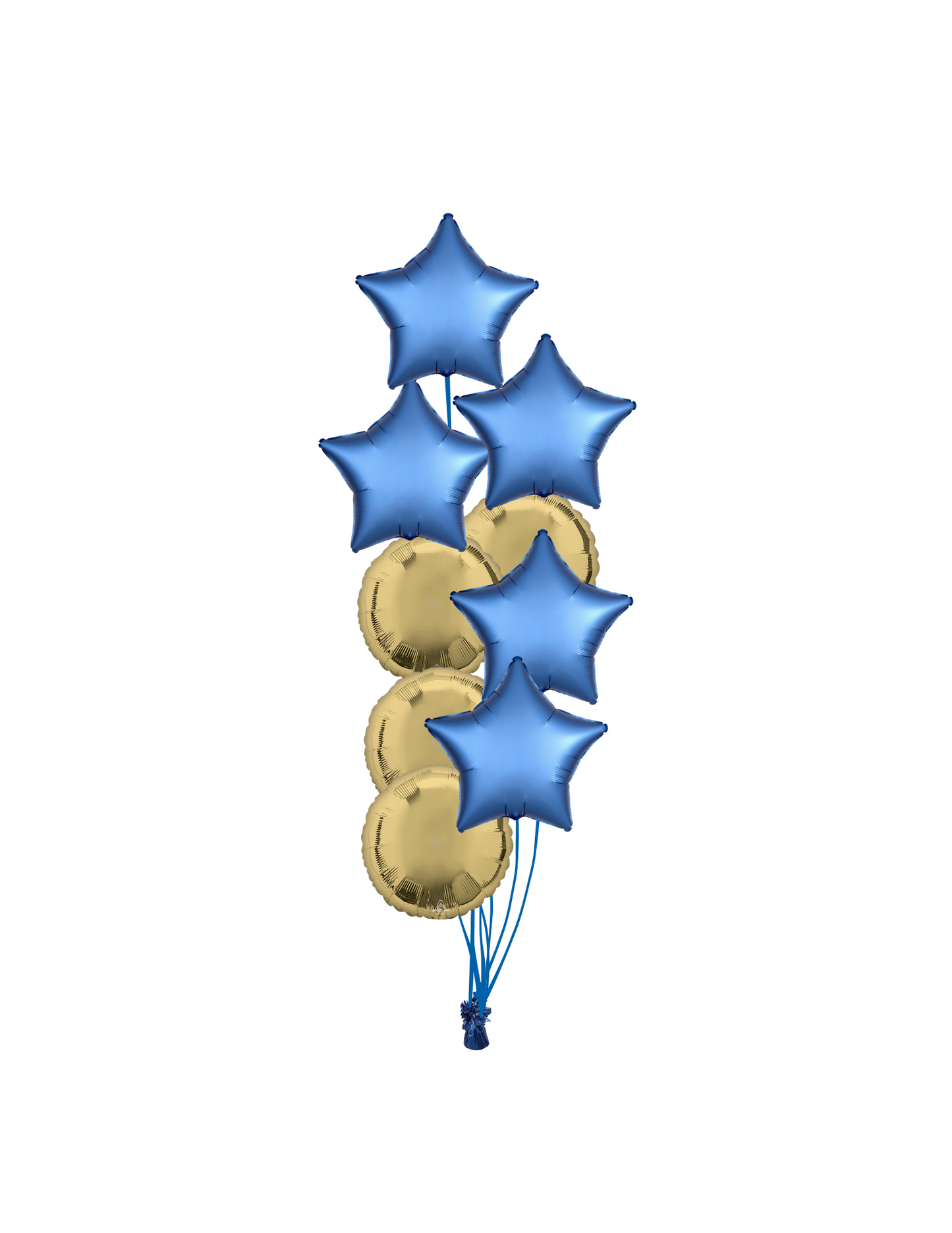 Floor Bouquet - 9 Foil Balloons