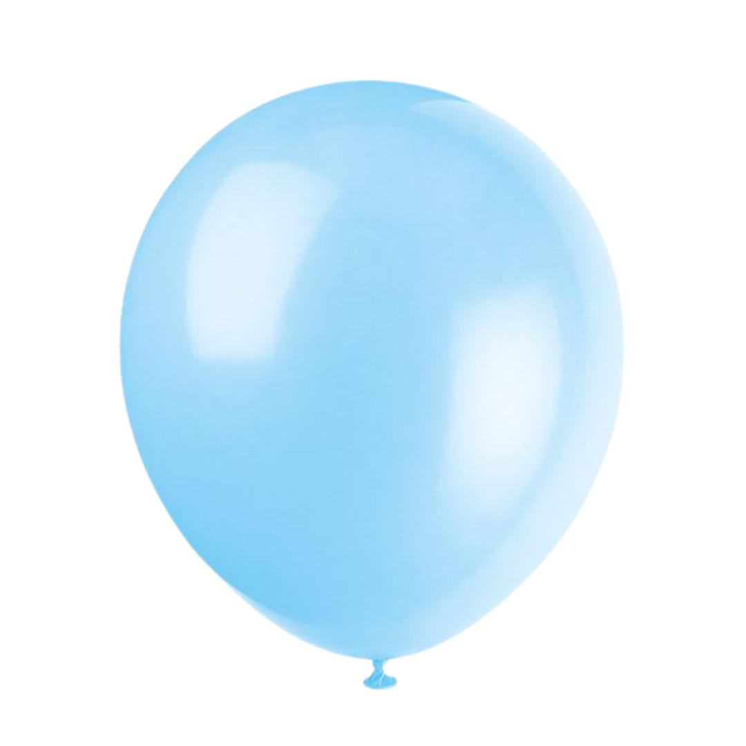 12" Latex Balloons 72ct - Baby Blue